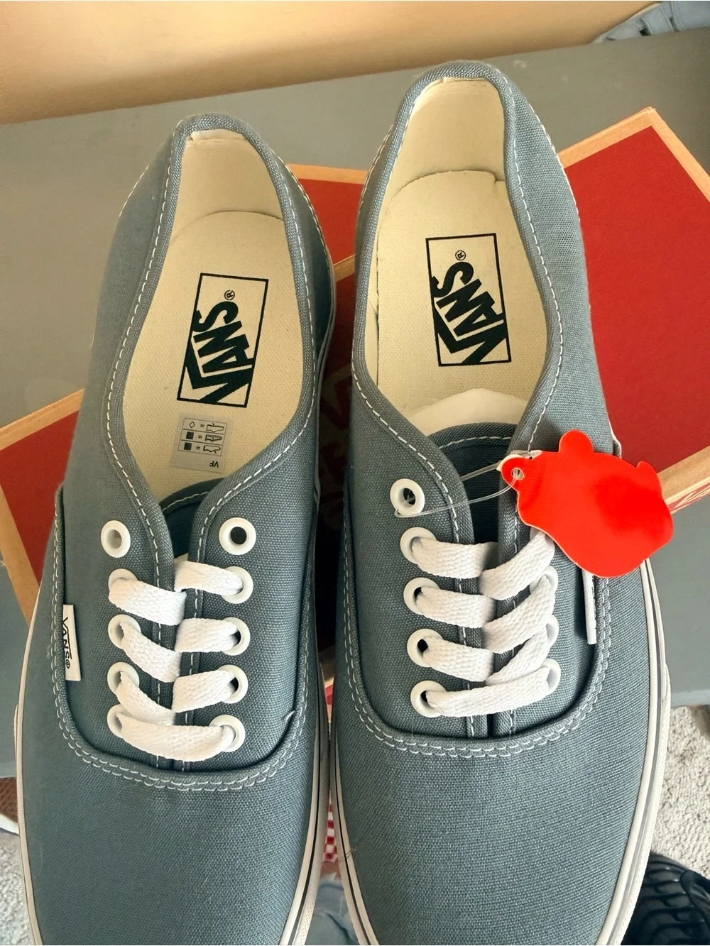 NWT Vans Authentic Color Theory Stormy Weather Slate Grey Women 9.5/Men 8